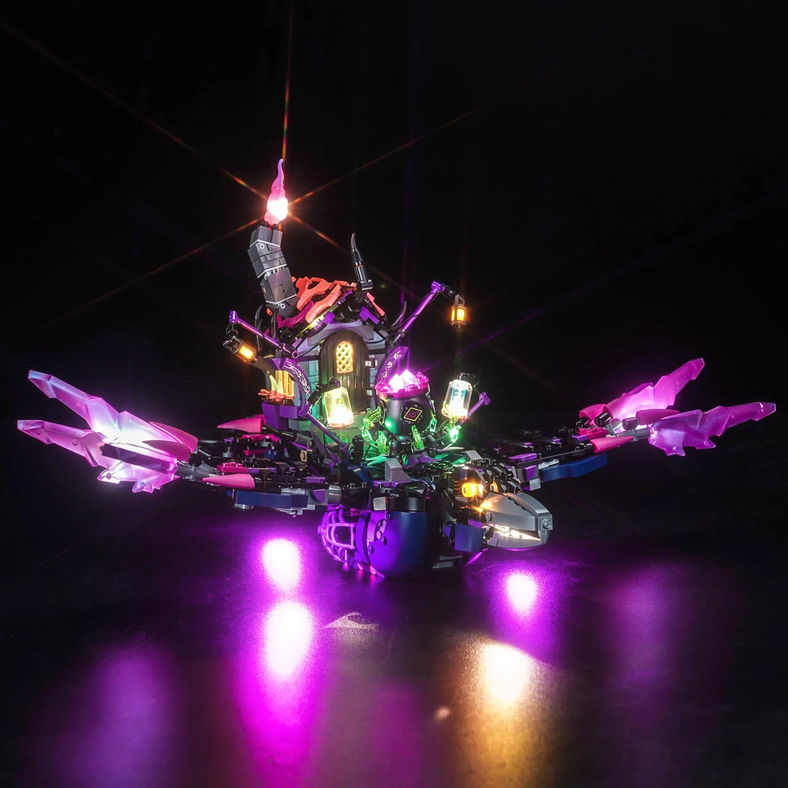 BrickBling LED Light Set - Compatible with 71478 The Never Witch's Midnight Raven USB & Battery