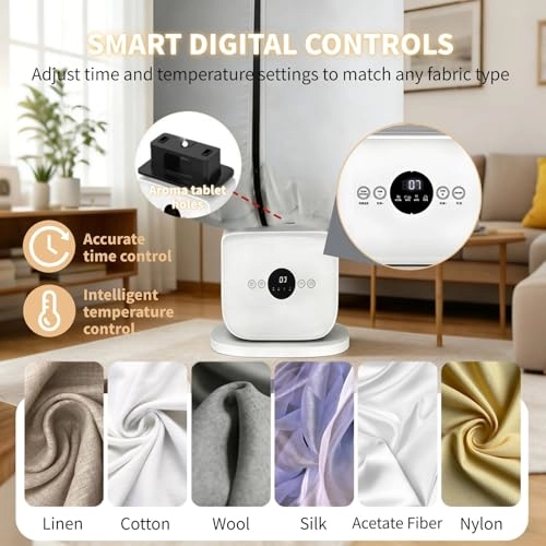 Automatic Ironing Machine - Time & Temperature Adjustable No-Hands Wrinkle Remover