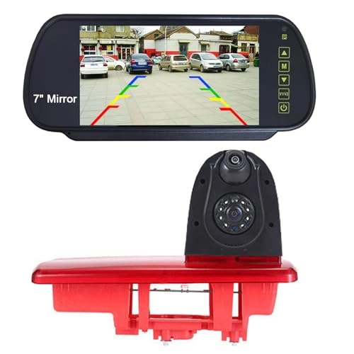 Rückfahrkamera+7''Rückspiegel - Night vision 1280 x 720 pixels
