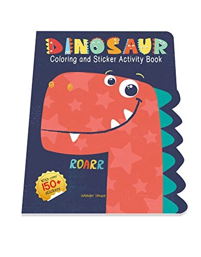 Dinosaurs - Coloring and Sticker Activity Book - 48 pages 150+ Stickers