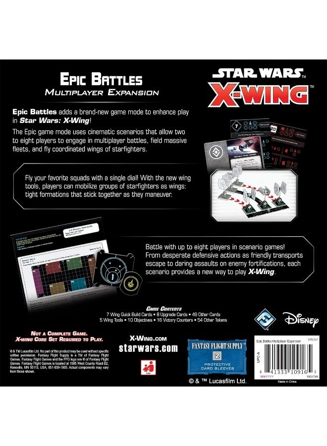 Star Wars: X-Wing (2nd Ed.): Epic Battles Multiplayer