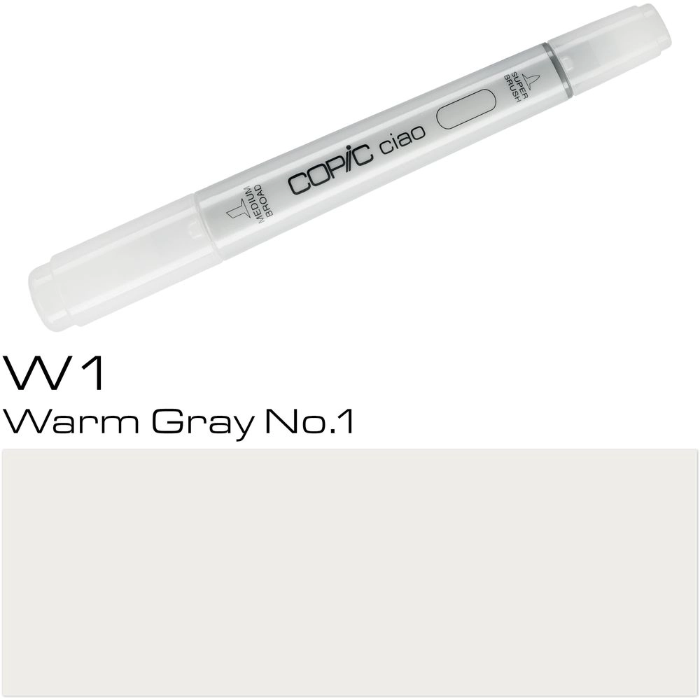 Copic Ciao - W1 Warm Grey No.1