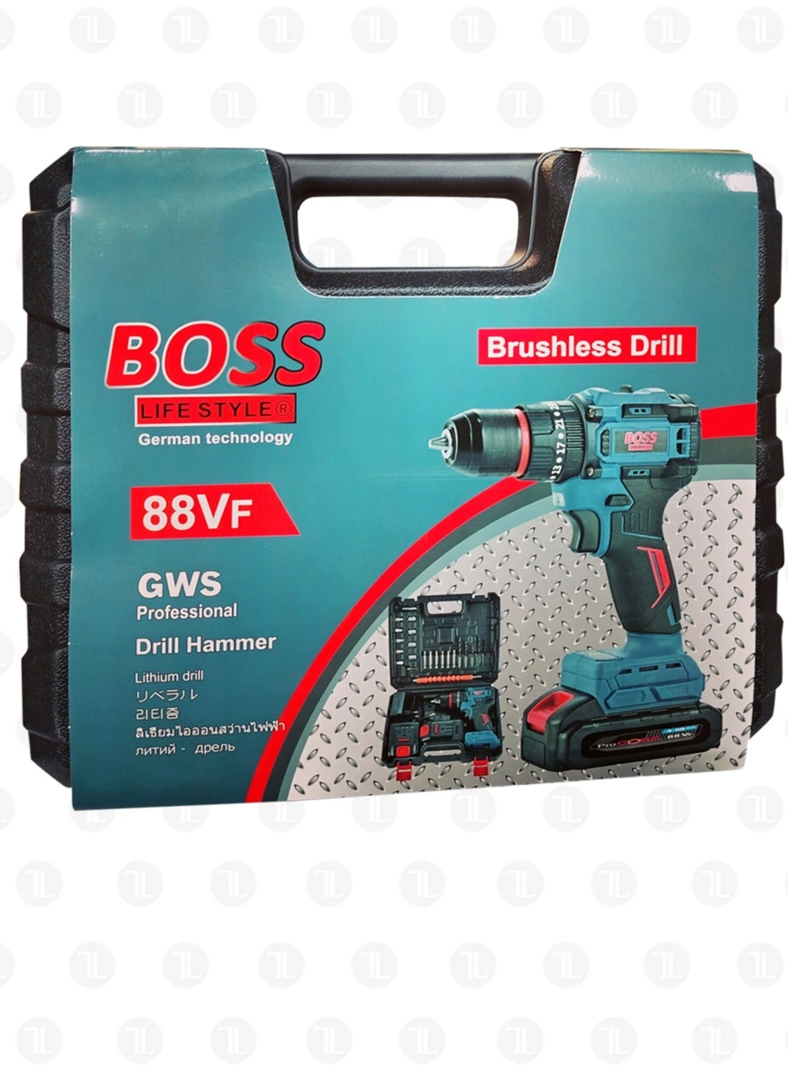 Cordless drill machine - 36V 2 batteries