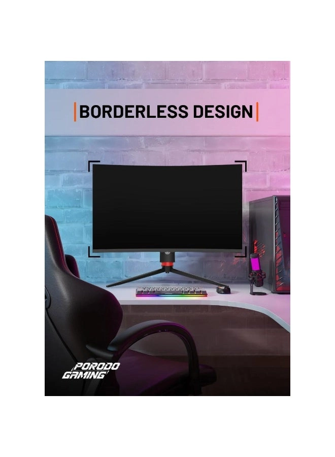 Porodo Curved Monitor - 27” 1920×1080
