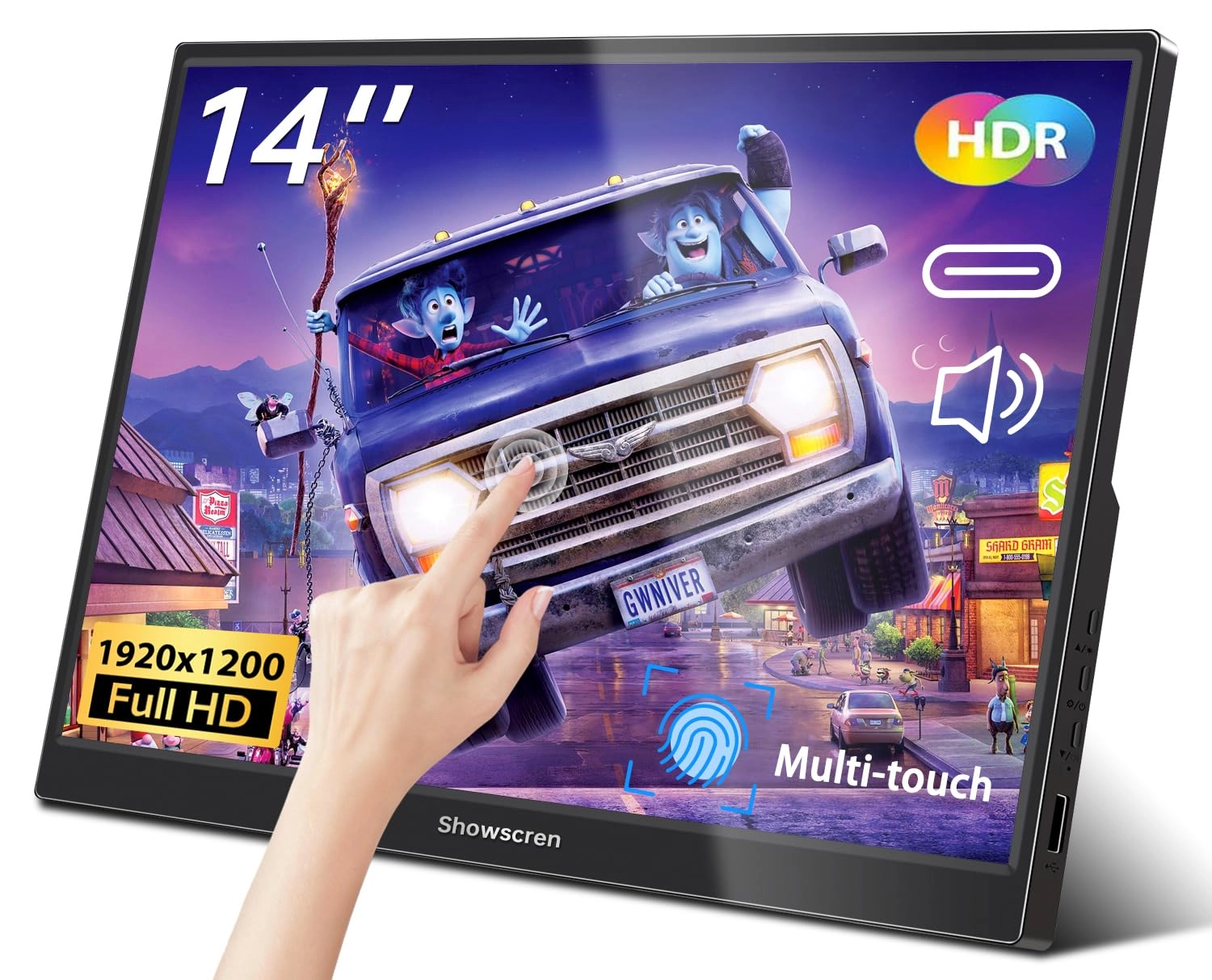 Shenzhen Kenowa Electronics Co., LTD portable touchscreen monitor - 14 Inches 1920x1200