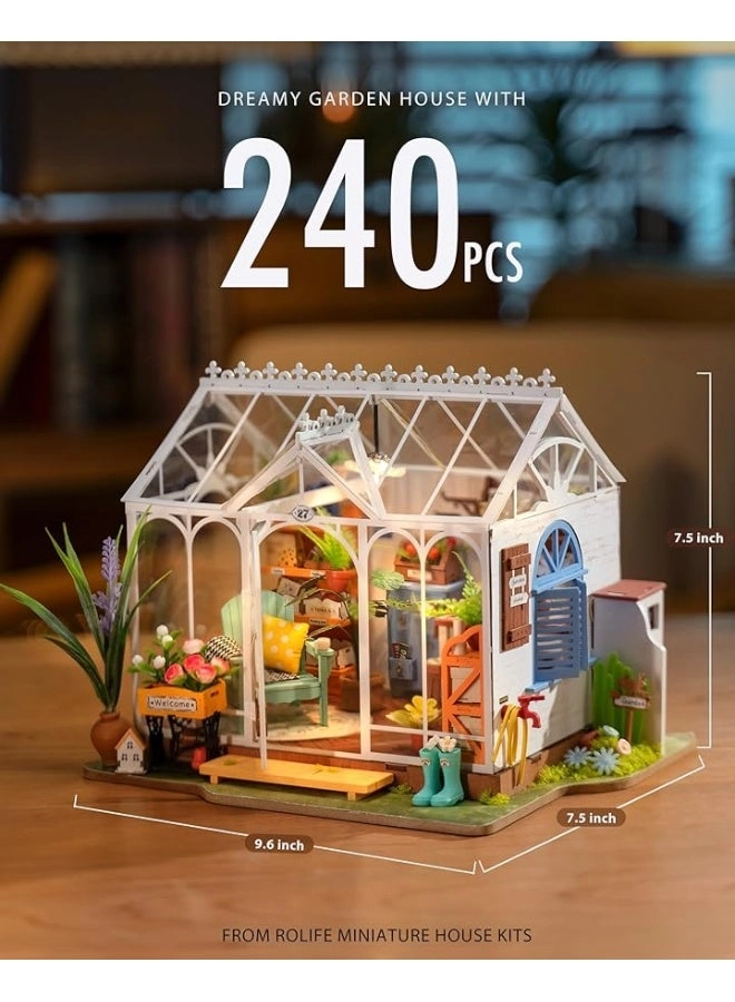 DIY Miniature Dollhouse Kit - Dreamy Garden