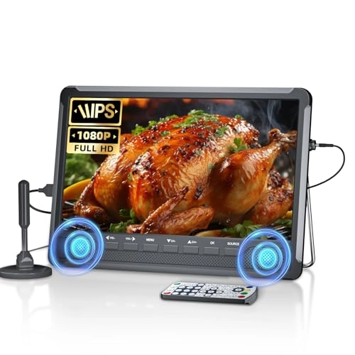 Small Flat Screen TV - 1080P 10.5"