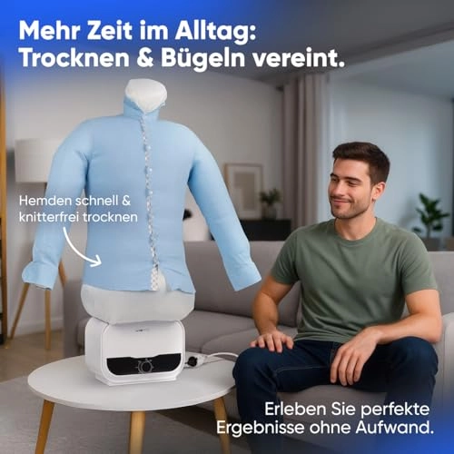 HBB 3734 - Upright garment steamer 1200W White