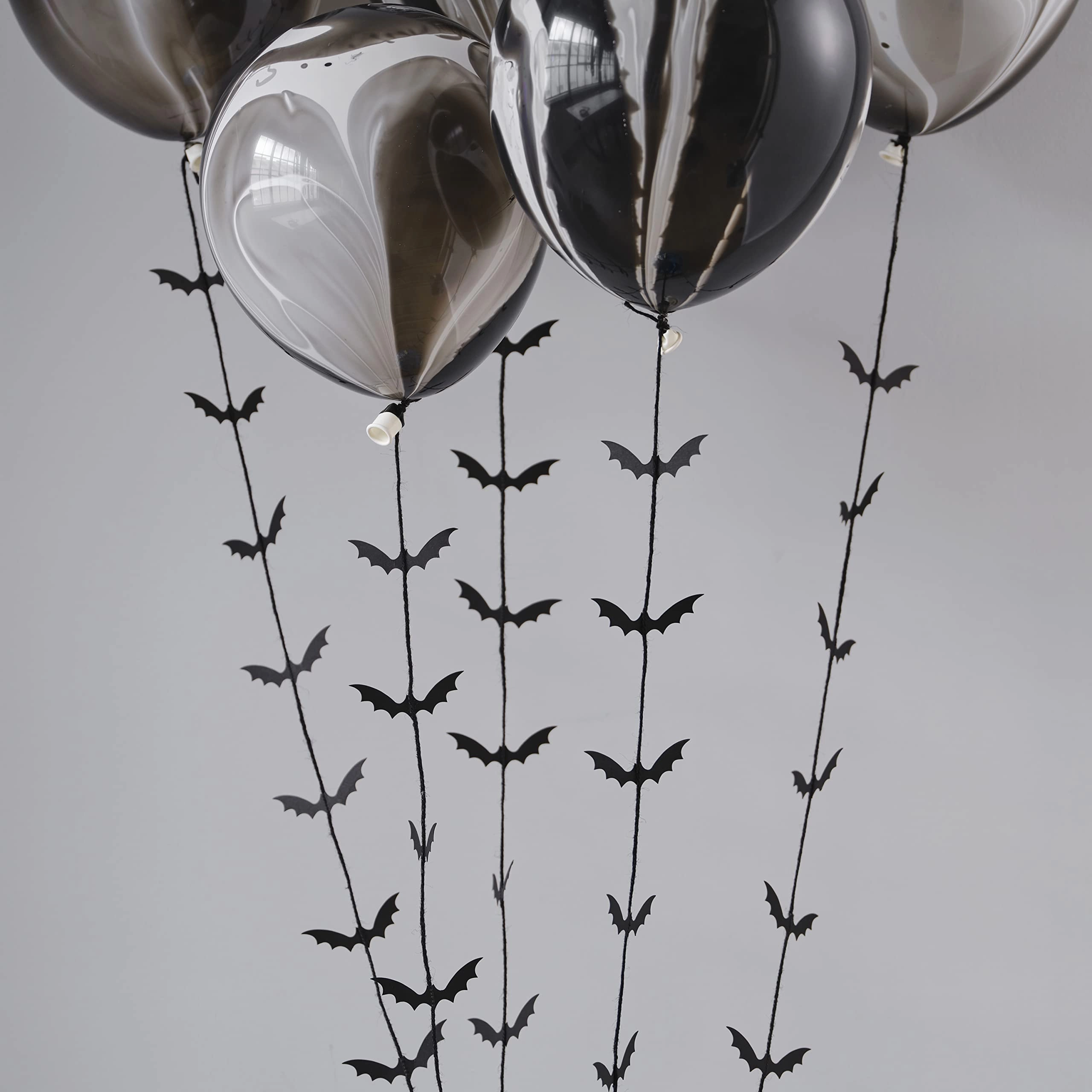 Ginger Ray Bat Balloon Tails - 5 Halloween