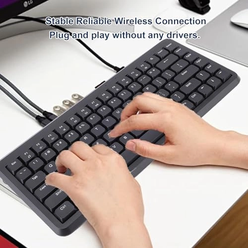 Slim Bluetooth Keyboard - US Wired/Wireless