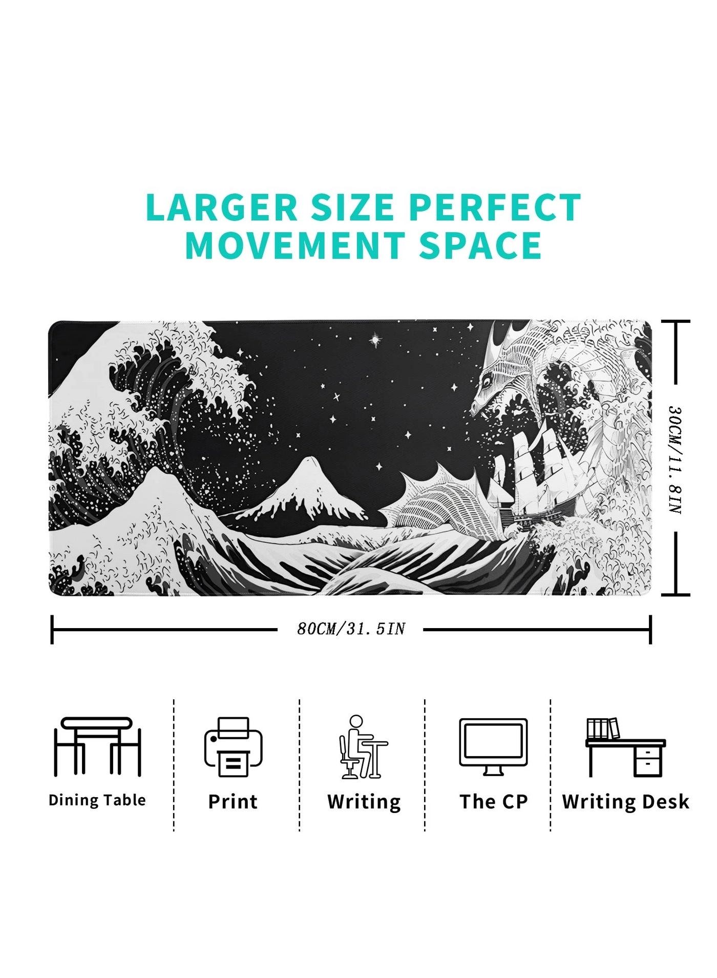 Anime Desk Mat XL Gaming Mouse Pad - 80x30 cm