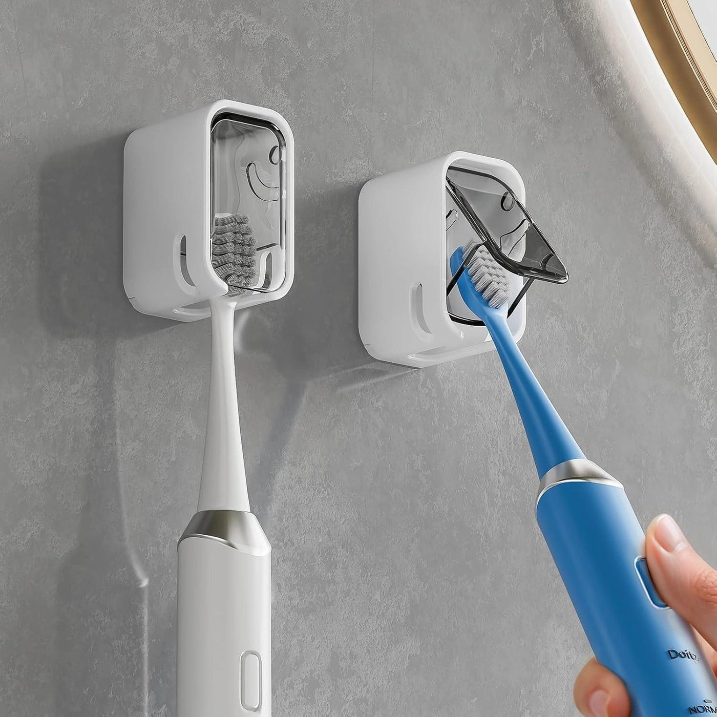 Bukela Electric Toothbrush Holder - Wall Mount 2 Pieces