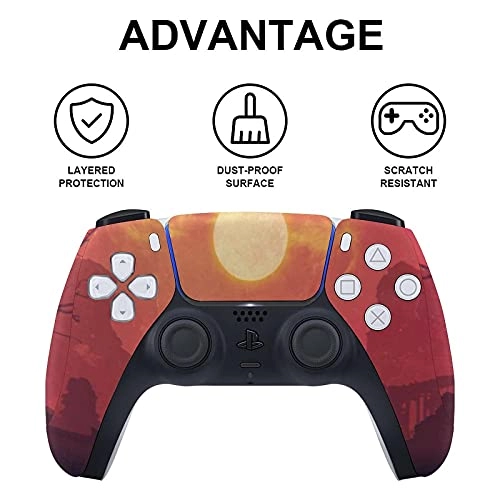 PS5 Console Skin - Playstation 5 Disk Edition (Digital Version) + PS5 Controller Skin