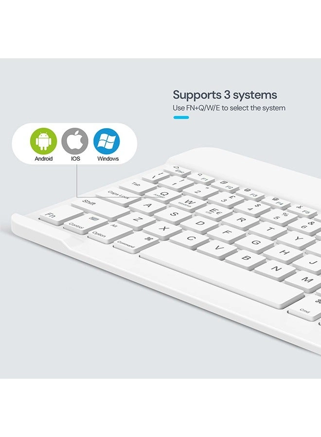 Bluetooth Keyboard & Mouse Combo - QWERTY Wireless