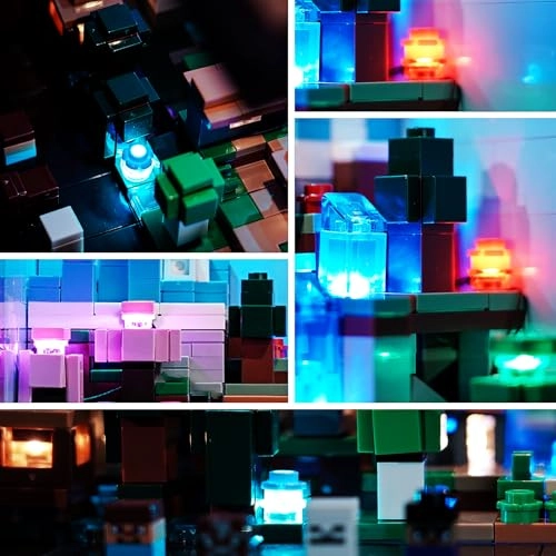LED Lighting Compatible with Lego The Crafting Table 21265 - Light Kit