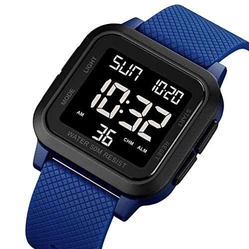 Sport Digital Watch 40mm Acrylonitrile Butadiene Styrene
