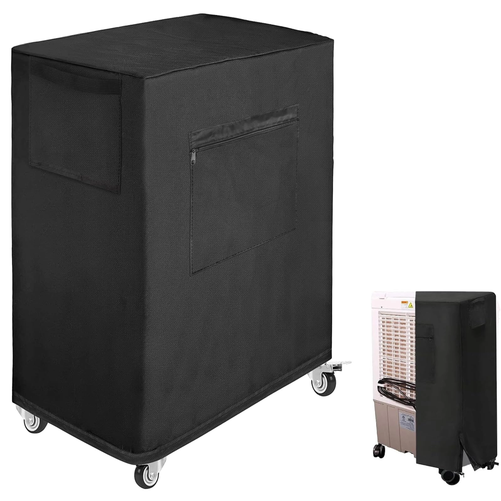 Youlvy Evaporative Cooler Cover for Hessaire MC26A - 21" x 15" x 32" Black