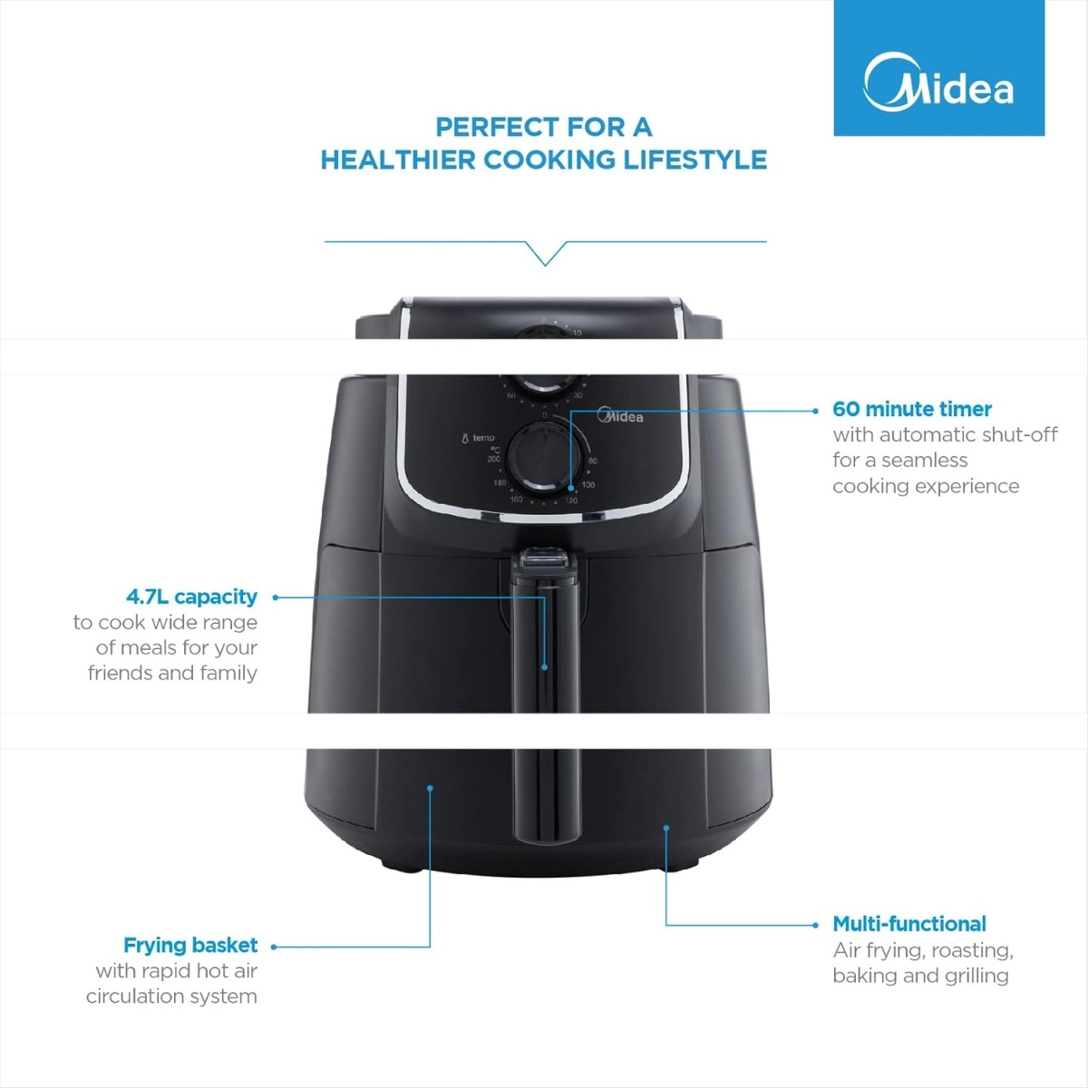 Digital Air Fryer MFTN40D2