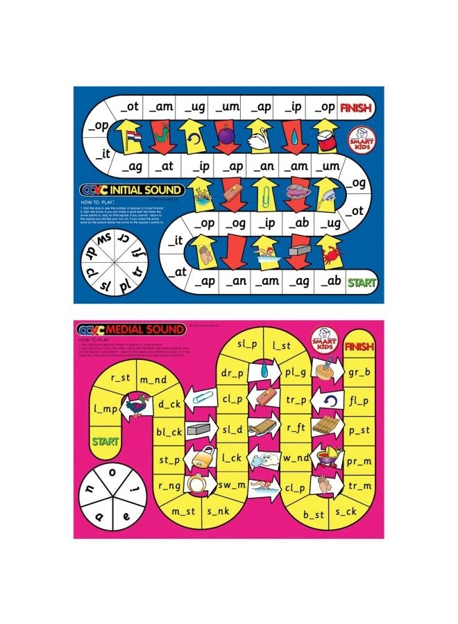 CVC Spelling Board Game - 6+ Years