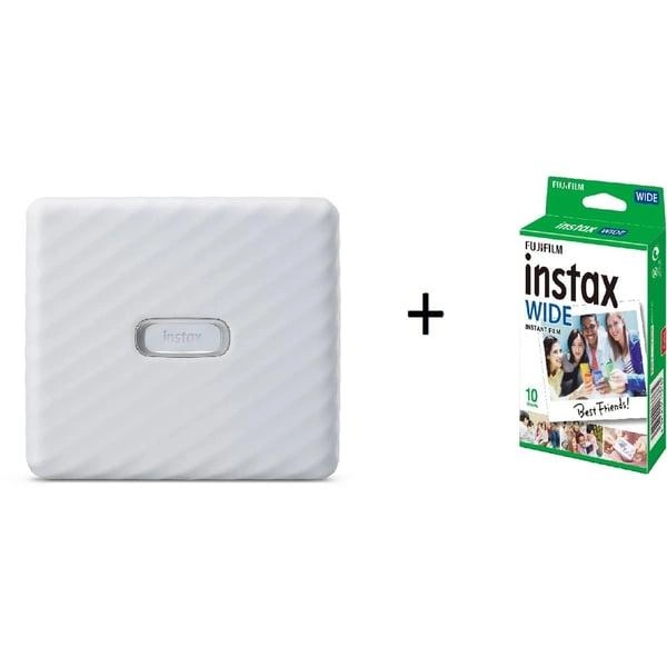 Instax Link Wide + Instax Film - 20 Sheets + Cloth