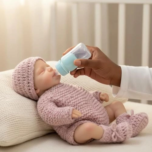 Reborn Baby Doll - 12 inch Full Silicone Girl Ages 3+