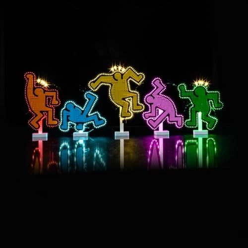 31216 Keith Haring Dancing Figures - Touch Dimmer USB and Battery