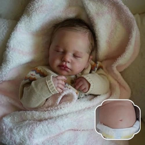 Loulou Reborn Baby Doll - 20 inch Full Body Vinyl Girl Ages 3+