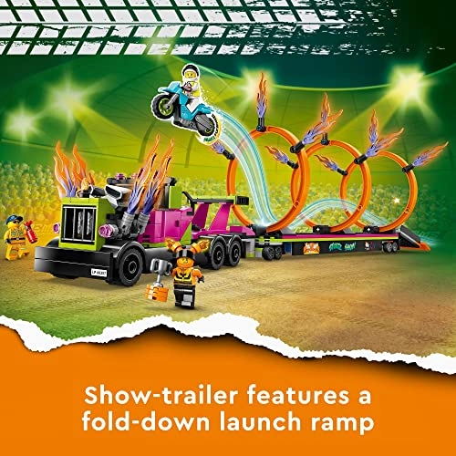 City Stunt Truck and Ring of Fire Challenge (60357)