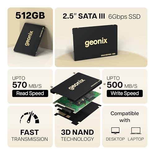 SSD Gold Edition Supersonic - 512GB 2.5-inch