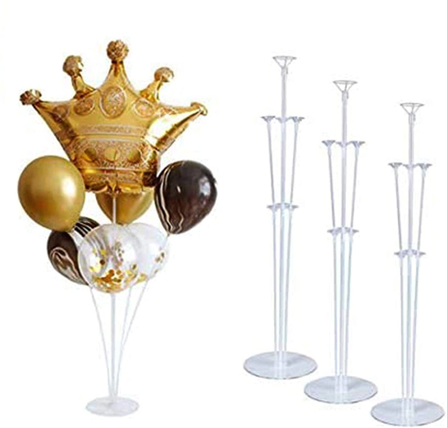 JOLLITY LLC Balloon Stand Kit - 3 Pack Party Birthday Wedding