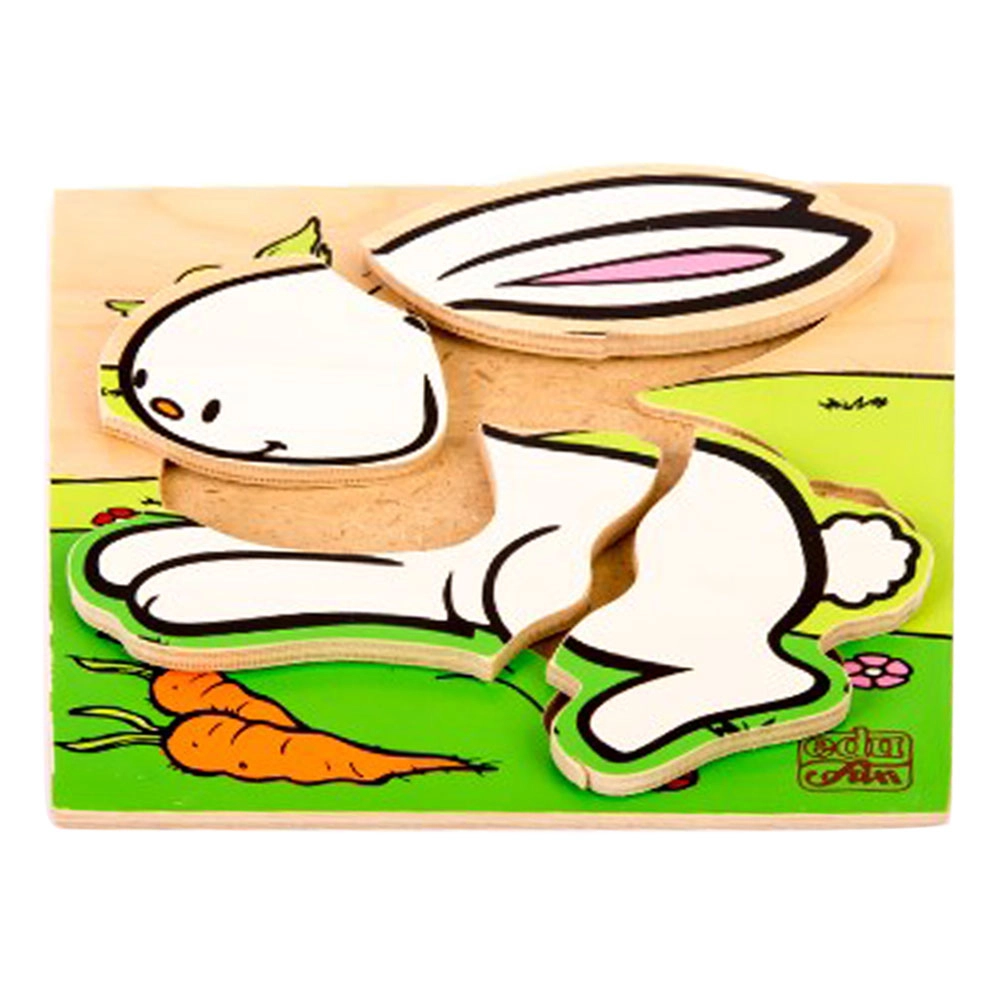 Play With Animal Puzzle - 6 months 3 - 4 pieces