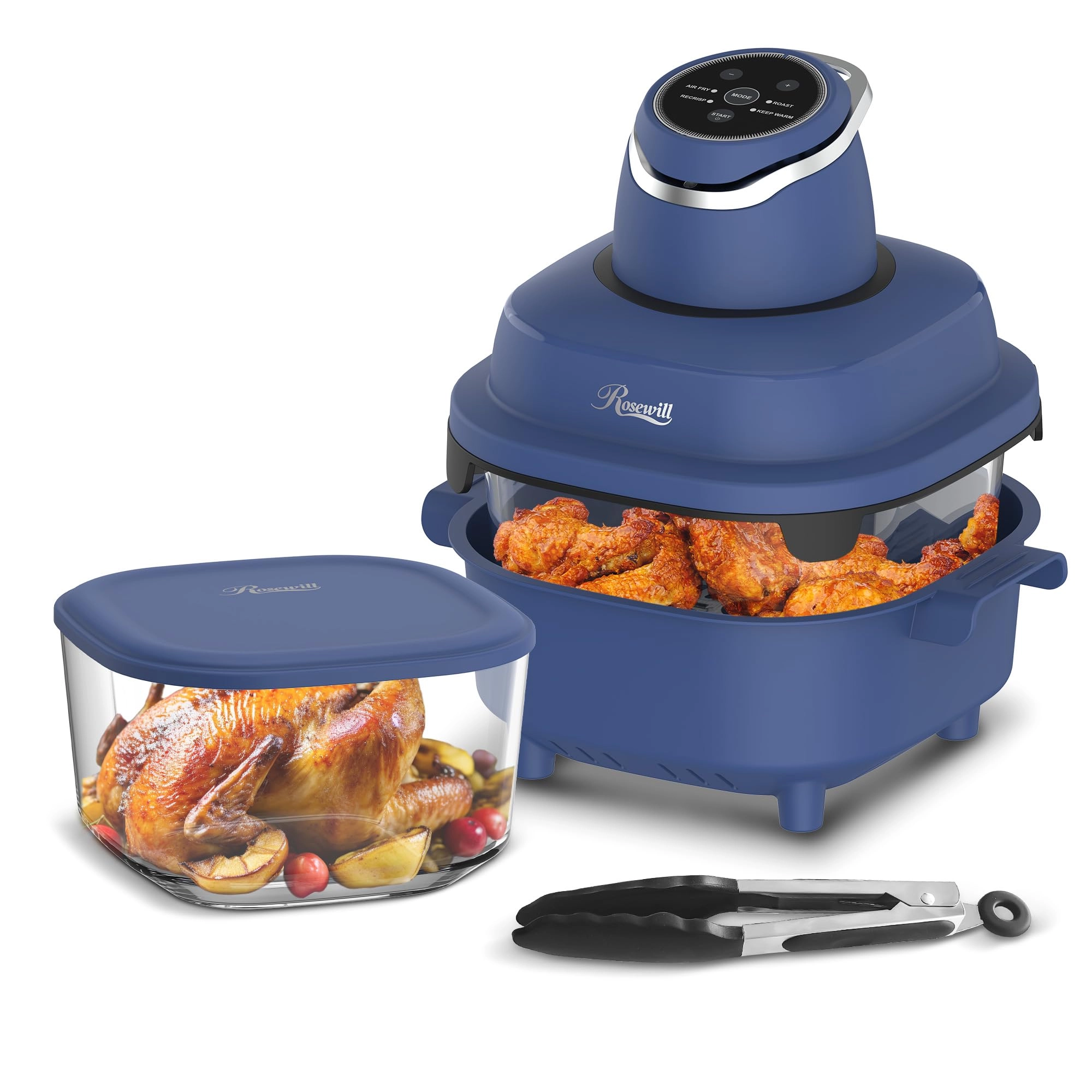 Rosewill Portable Glass Air Fryer RHAF-25001NB