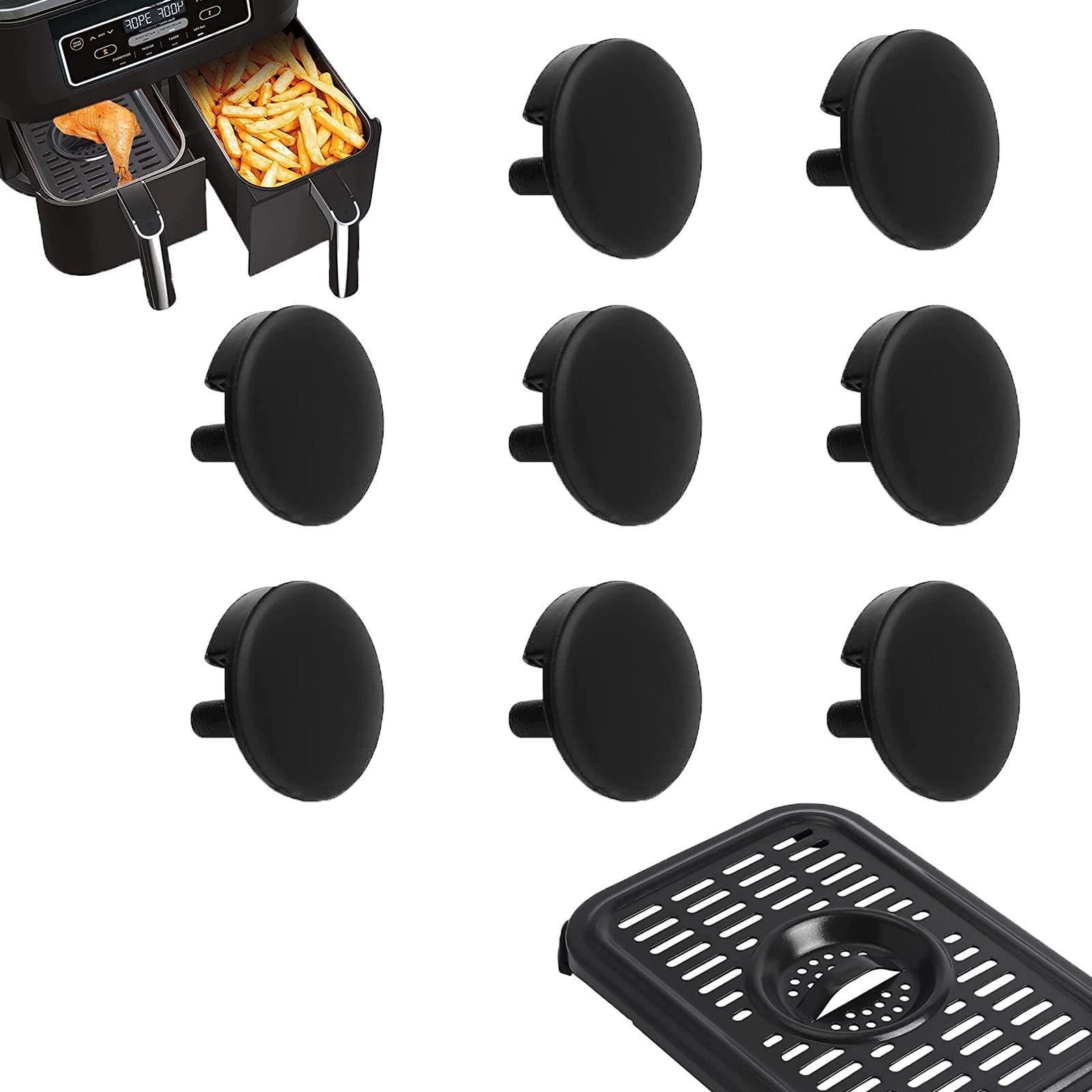HEISENLIN Air Fryer Rubber Feet - Silicone 8PCS