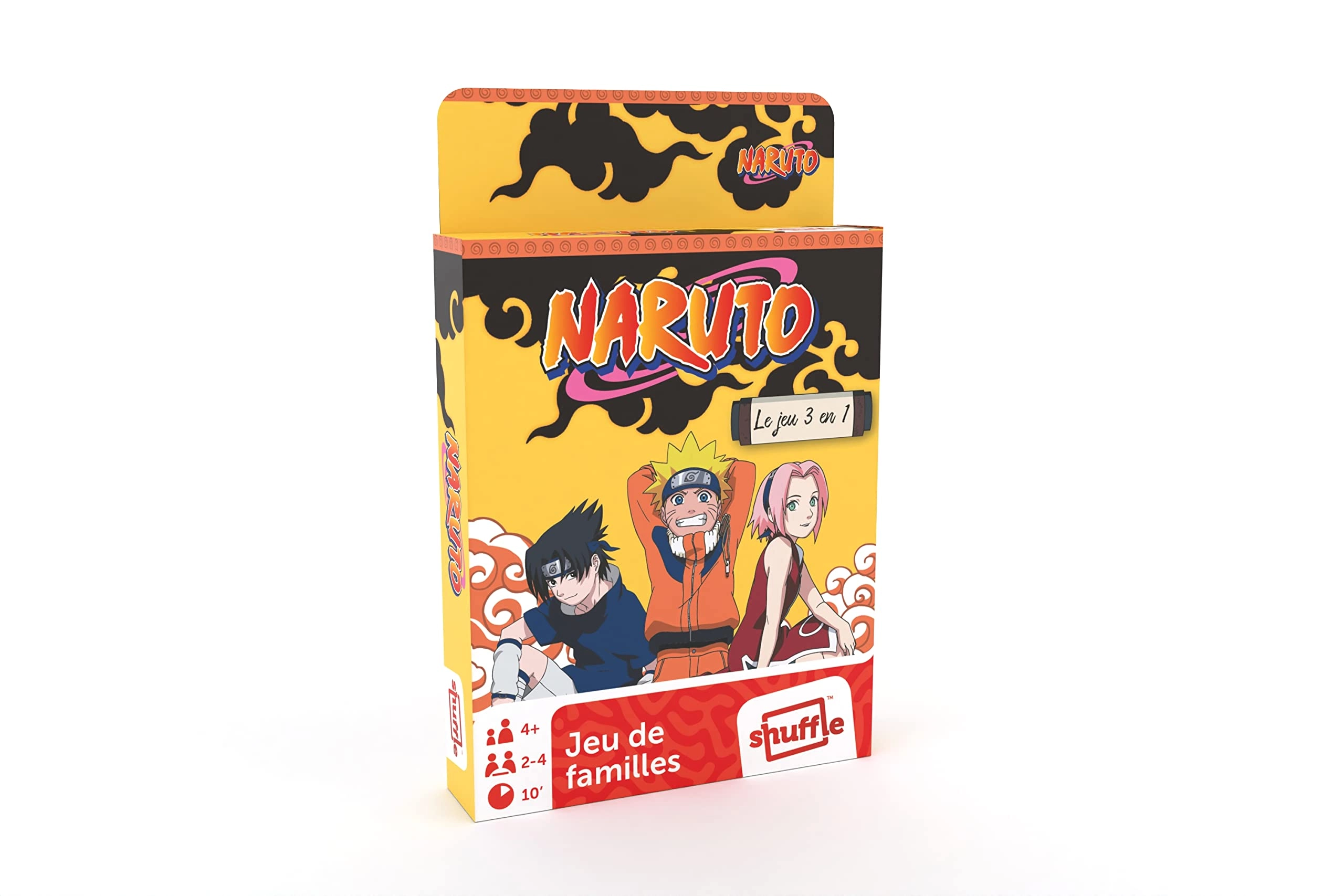 Shuffle Naruto Card Game - 3-in-1 7 Families (French)