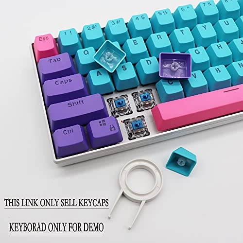 61 PBT Keycaps - ANSI