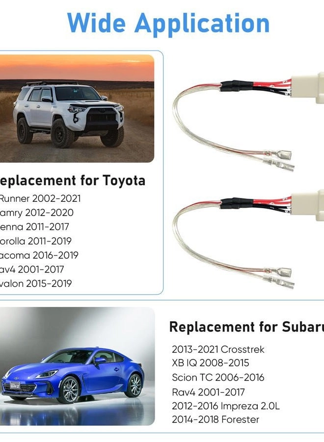 Speaker Wiring Harness - 2PCS Multicolored