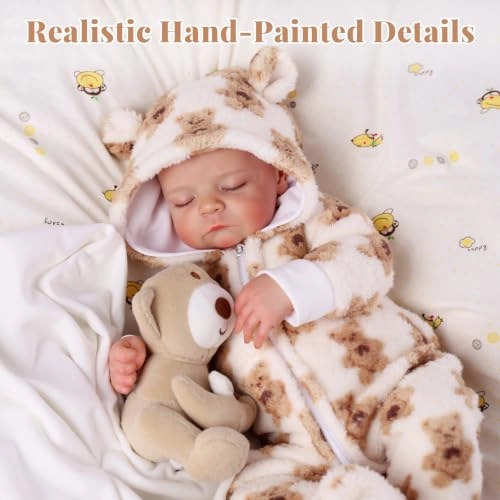 Noah Reborn Baby Doll - 18 inches Cotton Vinyl Boy Ages 3+