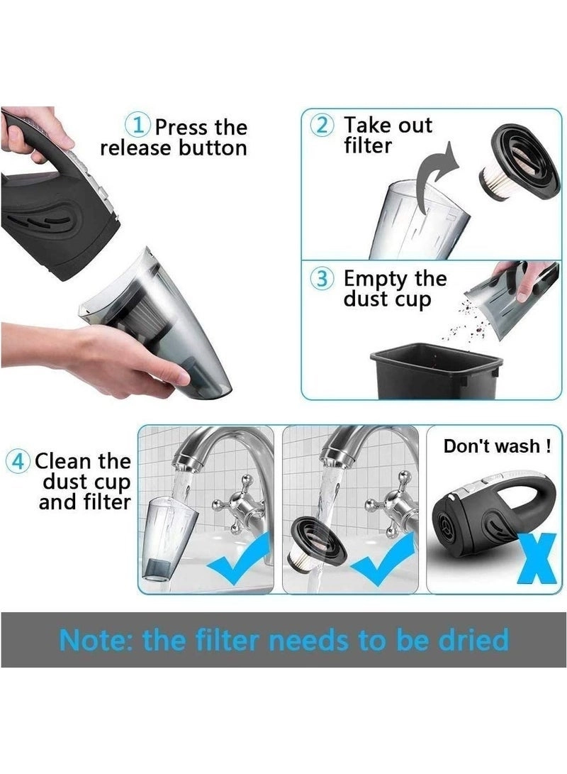 Handheld Vacuum - 3600mAh