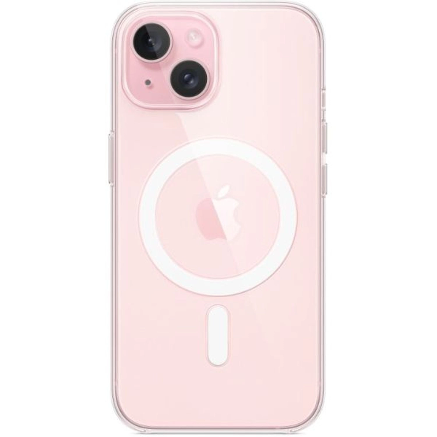 Back Cover Mobile Case Clear with MagSafe for iPhone 15