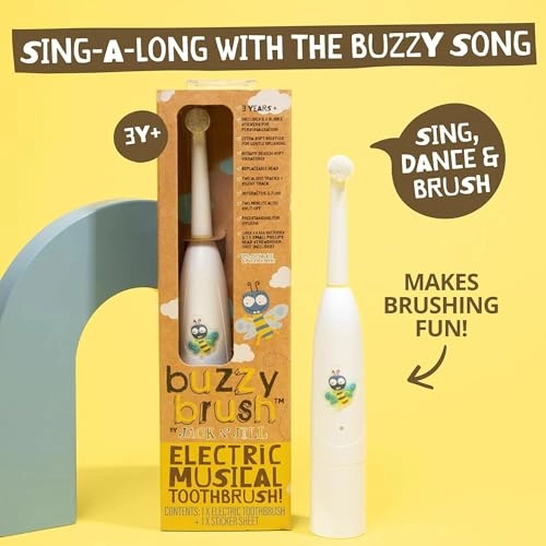Buzzy Brush - Singing Tri Color LED Water Resistant