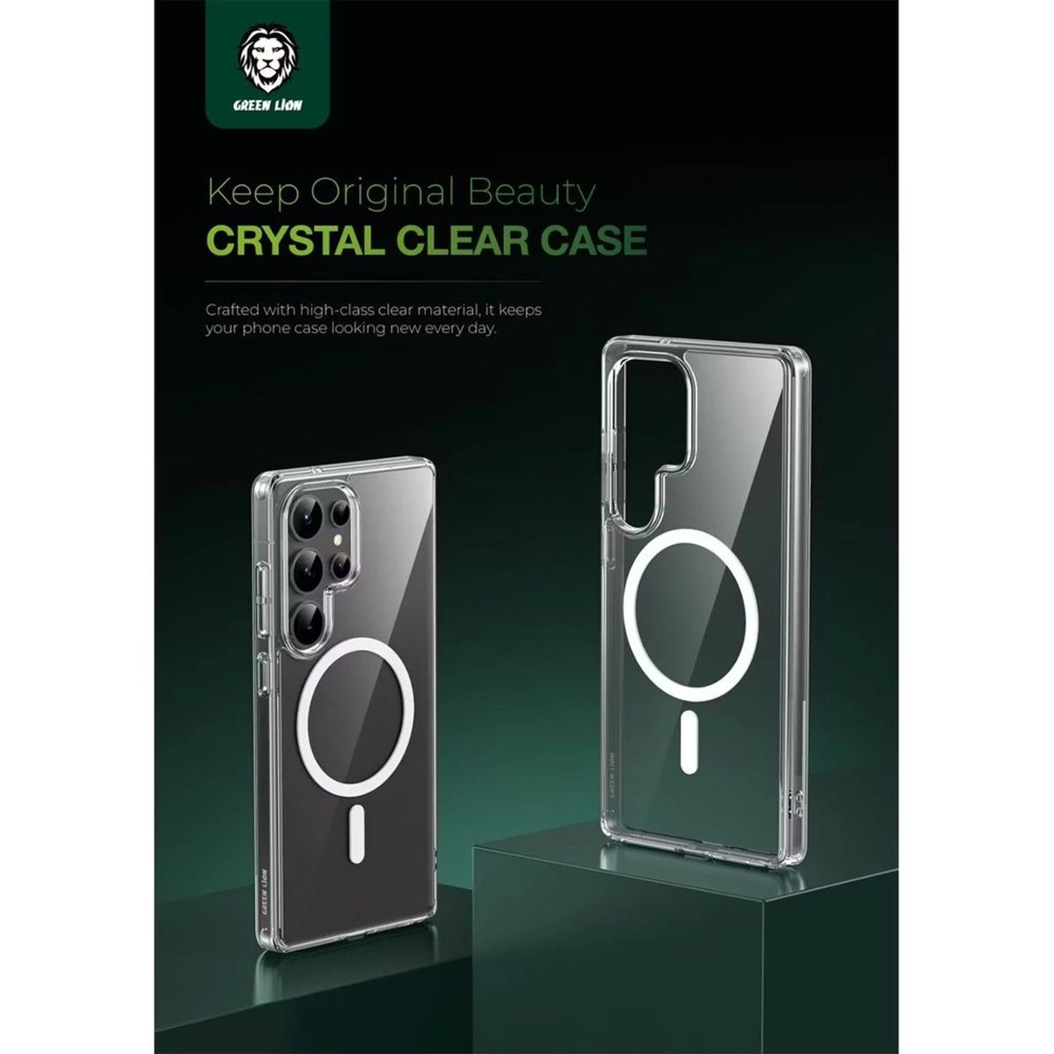 Crystal Clear Case with MagSafe for Samsung Galaxy S25