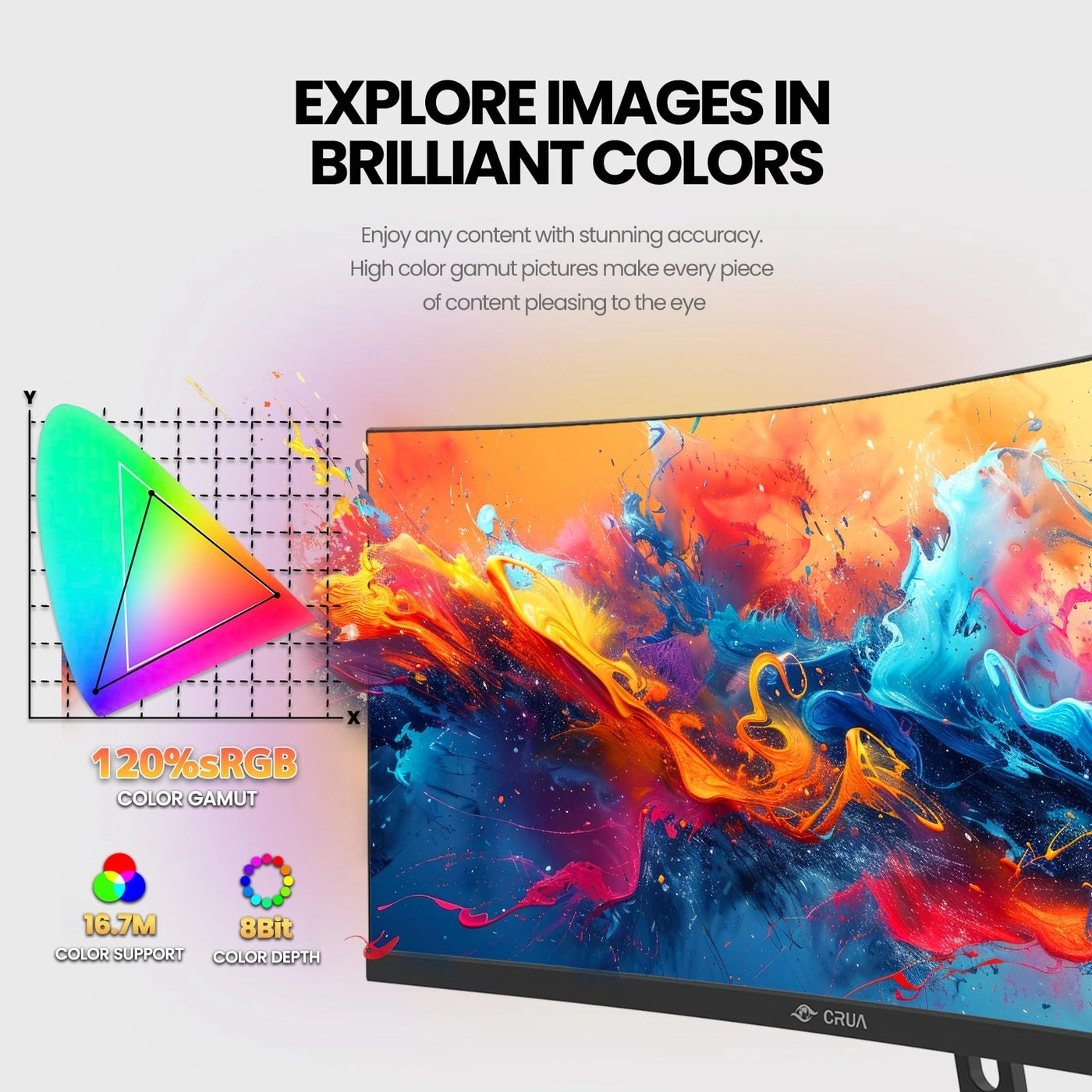 Ultrawide Curved Monitor - CR300ZA 29.5 Inches 2560x1080