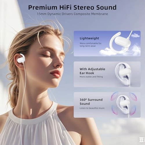 USB C Open-Ear Headphones Wired Headphone