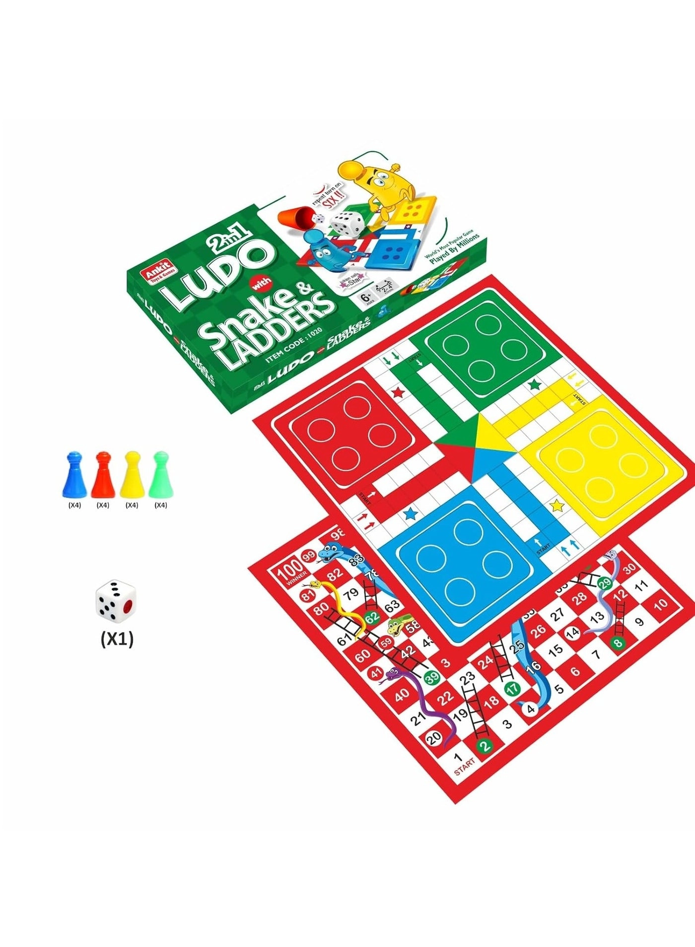 Ludo Pro - Double-sided Snakes and Ladders