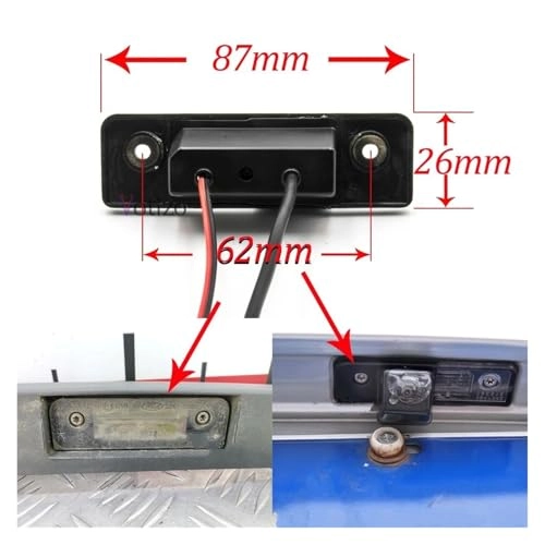 Rear View Camera - Night vision Universal RCA Connector 720P