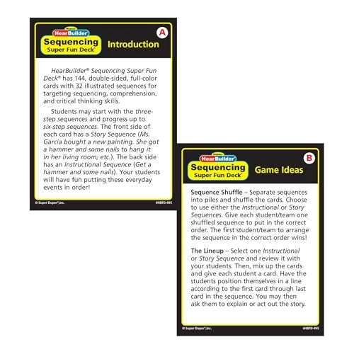 HearBuilder Sequencing - Kid 144 pieces