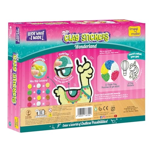 Clay Stickers Wonderland - 3+ years 18 pcs