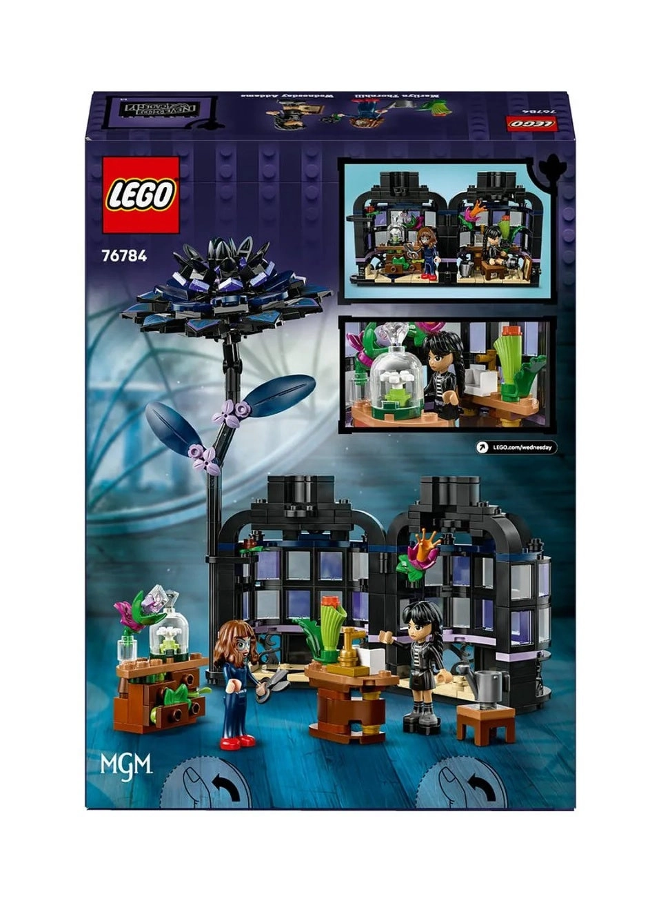 LEGO Wednesday Black Dahlia Flower