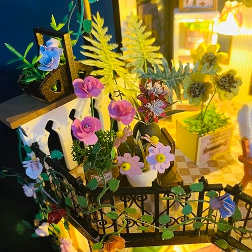 DIY Miniature Dollhouse Kit - Happiness Ice Cream Shop 1:24