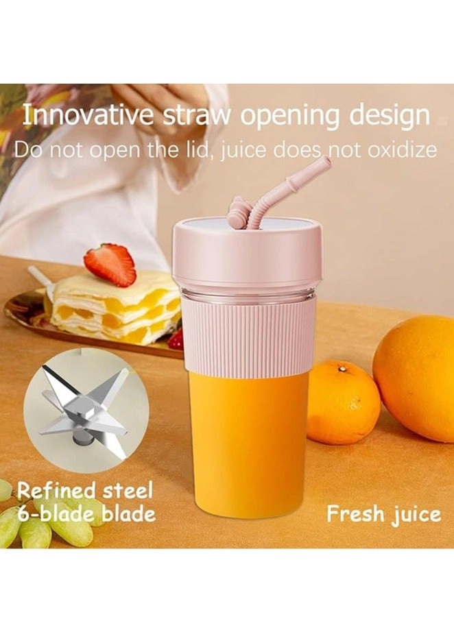 Mini Portable Blender - USB-C Charging BPA-Free Travel Lid